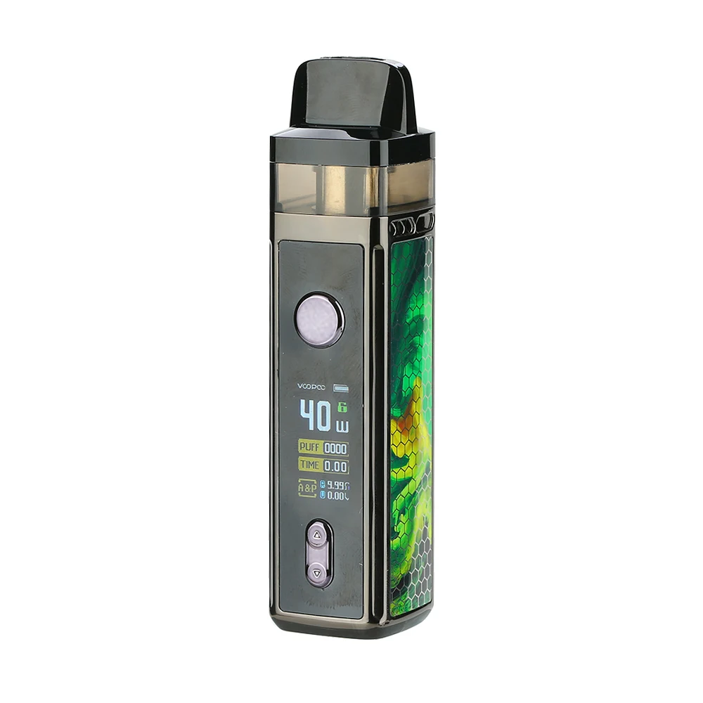 Jade Green Испания! VOOPOO VINCI Mod Pod Vape комплект с аккумулятором 1500mAh и 5,5 мл Pod вейп-комплект электронной сигареты против Drag Nano/Drag 2 - Цвет: Jade Green