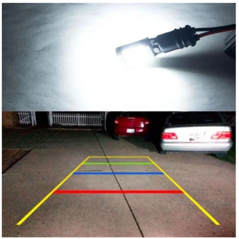 2 шт Универсальное декодирование авто светодиодный задний фонарь T15 лампочка 45SMD