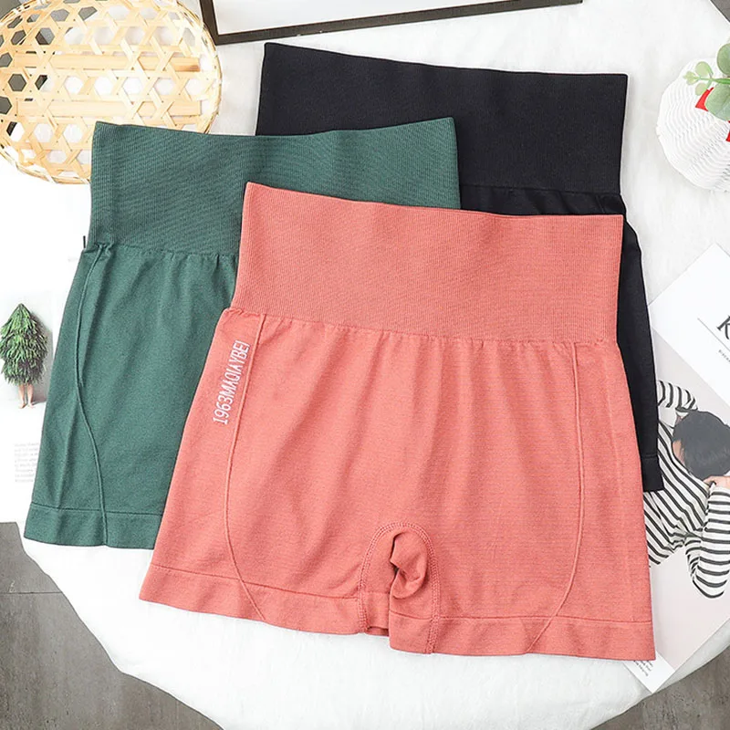 

Женские бесшовные шорты для фитнеса и йоги, спортивные Леггинсы с высокой талией