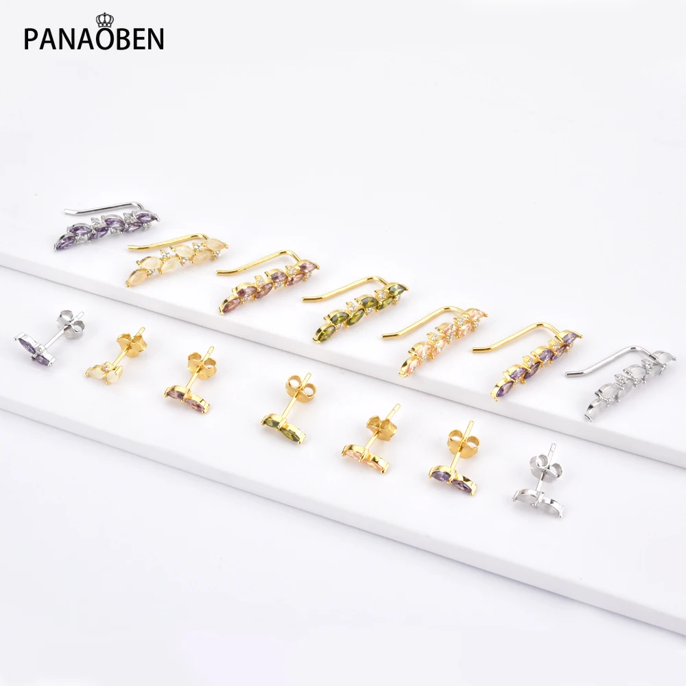 

Серьги женские из серебра 925 пробы, с кристаллами