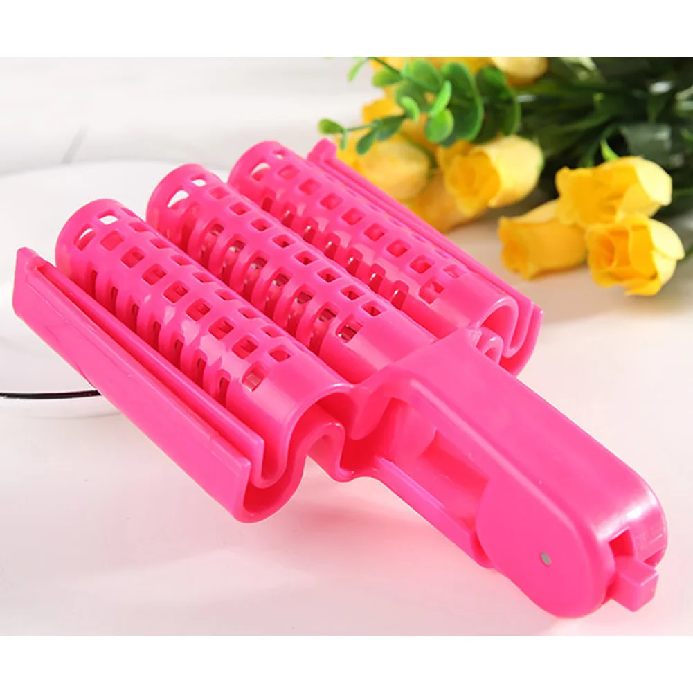 

1PC Plastic Hair Rollers Wavy Hair Curlers Hairdressing Tool Travel Home Use No Heat Styling Hair Curler Wand For All Hair Types