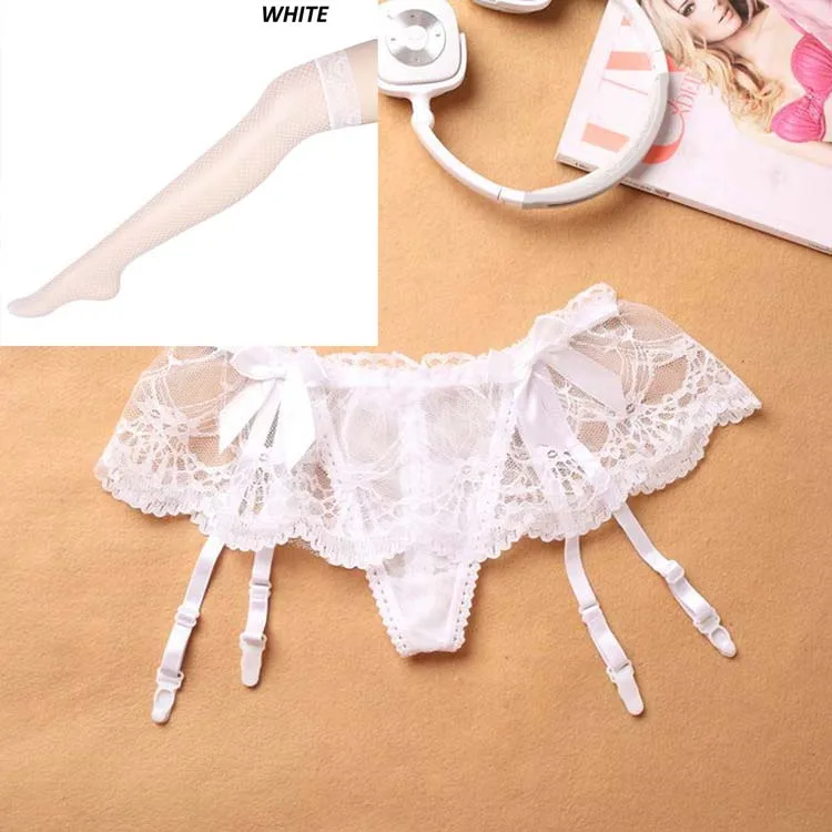 Горячая Распродажа сексуальный женский прозрачный кружевной топ чулки до бедра +