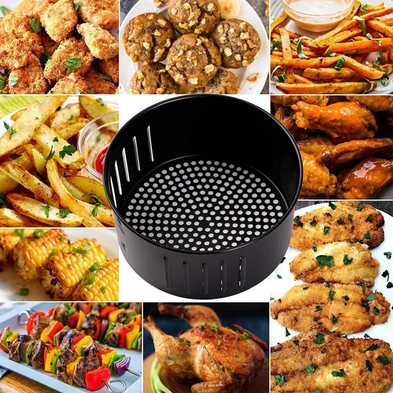 

2.6QT Air Fryer Basket for DASH Gowise USA Air Fryer and All Air Fryer Oven,Air Fryer Accessories, Non-Stick Fry Basket