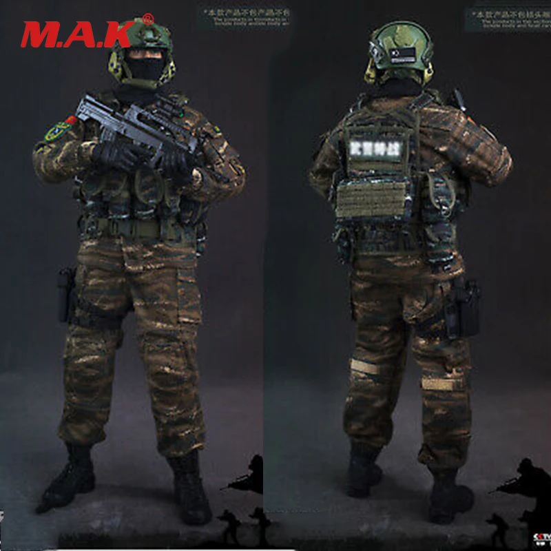 

In Stock FLAGSET 1/6 FS73026 PAP Shannante Team X Falcan Assault Camouflage suit Clothes Fit 12" Figure action body