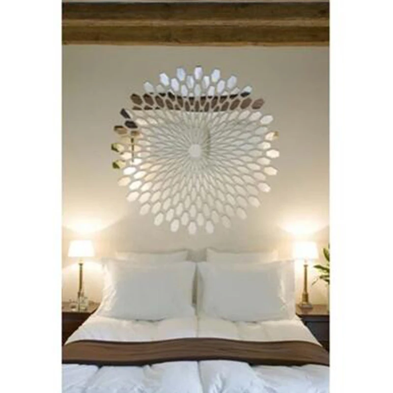

Hot Sale DIY Mirror Acrylic Material Single Face Wall Stickers Modern Style Wall Home Decor Wall
