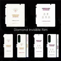 invisible front back hydrogel film for samsung galaxy z fold3 ultra light clear matte screen protector for galaxy z fold 3 2
