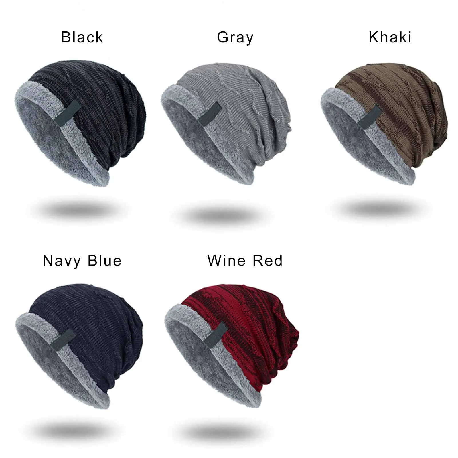 

2020 Winter Hats For Men Outdoor Fashion Beanies Warm Hats For Men Women Warm Soft Knitting Hats Unisex Caps Bonnet Femme