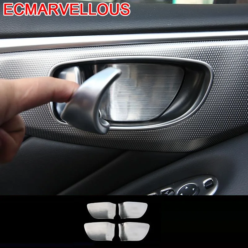 

Samochodowe Auto Car Accessories Interior Decoration Door Welcome Pedal Center Console System Panel FOR Infiniti Q70 Q7L