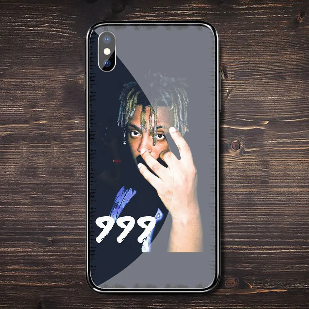 L44 Rapper Juice WRLD чехол из закаленного стекла для iphone 11 Por XS Max XR X 8 7 6 6S Plus 5 5S SE чехол