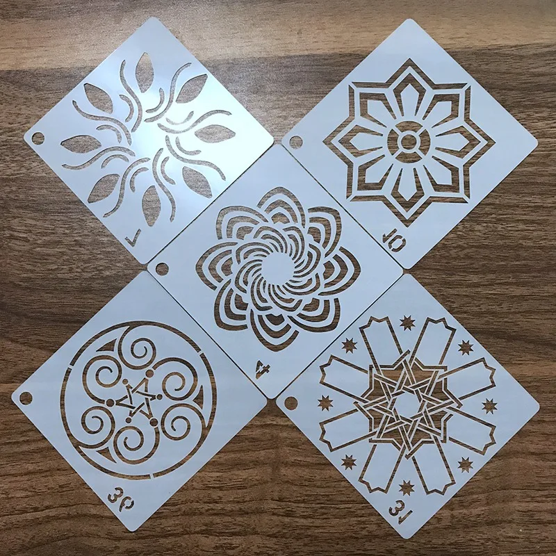 

36Pcs Mandala Painting Templates Perfect For DIY Rock Painting Art Canvas Wood Furniture Cards Painting