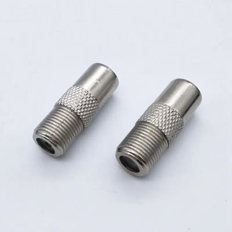 

F type screw connector Female to RF coax antenna male adapter
