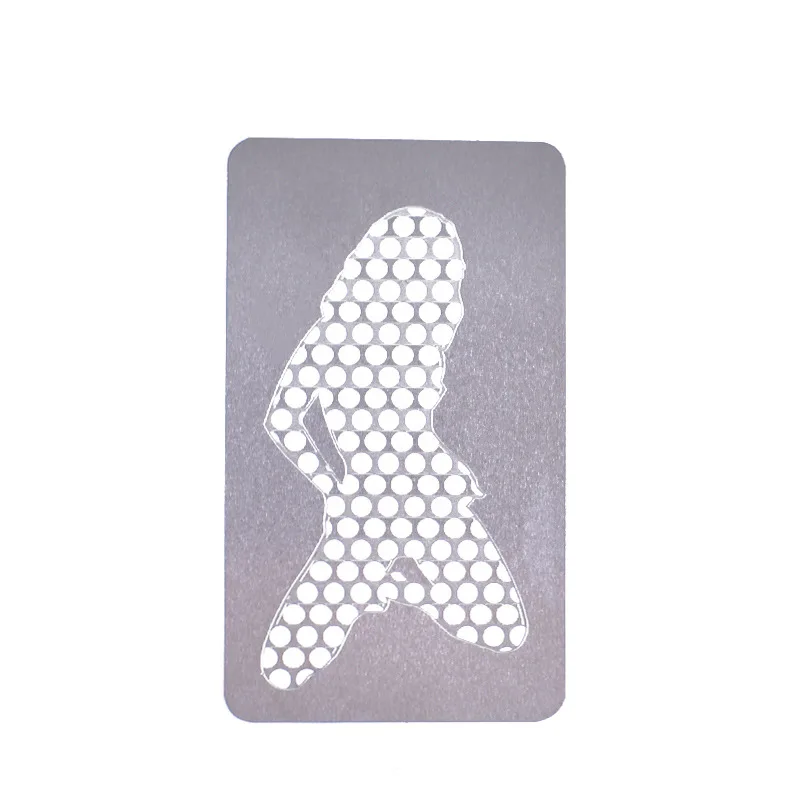Tobacco Grinder Card Herb Weed Crusher Dry Herb Smoking Accessories Pocket Portable High Quality Stainless Steel