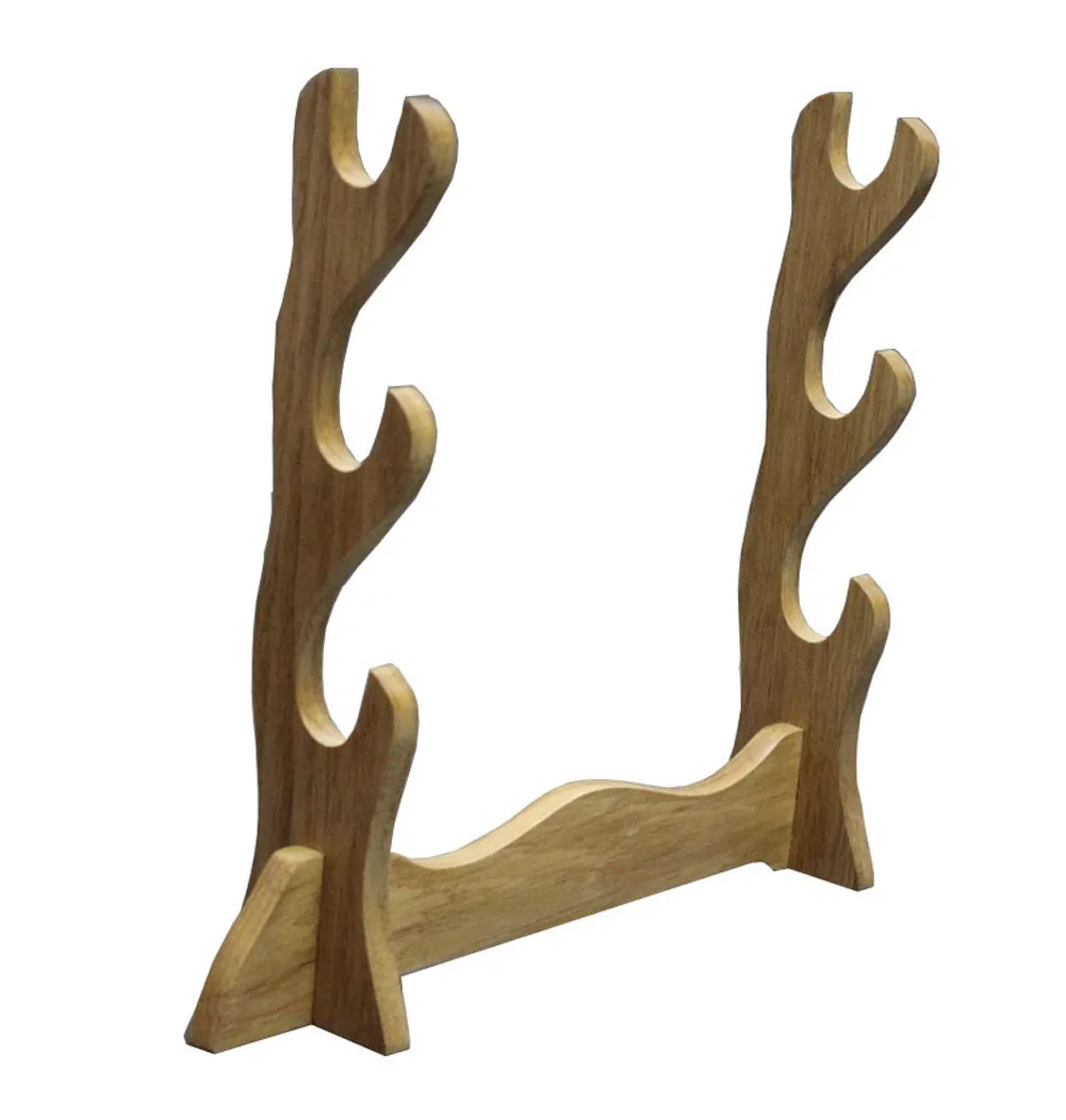 Природа Дерево 3 слоя японский самурайский меч катана вакидзаси Танто стенд