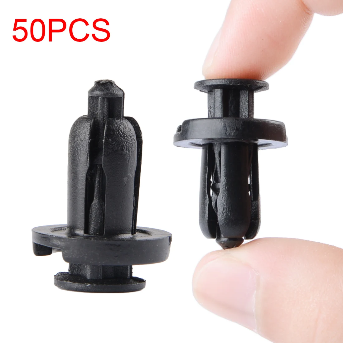 

Dewreetali 10 мм 50 шт. автомобиля Fender заклепки, крепежные зажимы Пластик отверстие бампер автомобиля Фиксатор заклепки клип универсальный автомо...