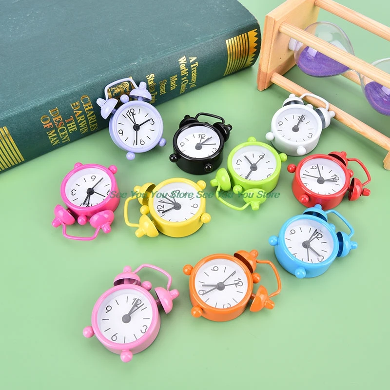Electronic Round Number Double Bell Desk Digital Quartz Clock
