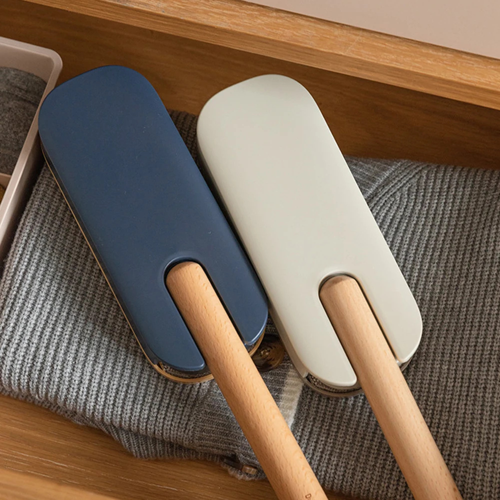 

Home Electrostatic Adsorption Hanging Accessories Dust Removal Brush Pet Hair Cleaning Saving Space Beech Handle Lint Rollers