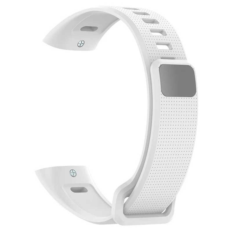 2 шт Силиконовые часы браслет ремешок для HUAWEI Band2 Pro/ Band2/ ERS B19/ERS B29 Смарт белый и