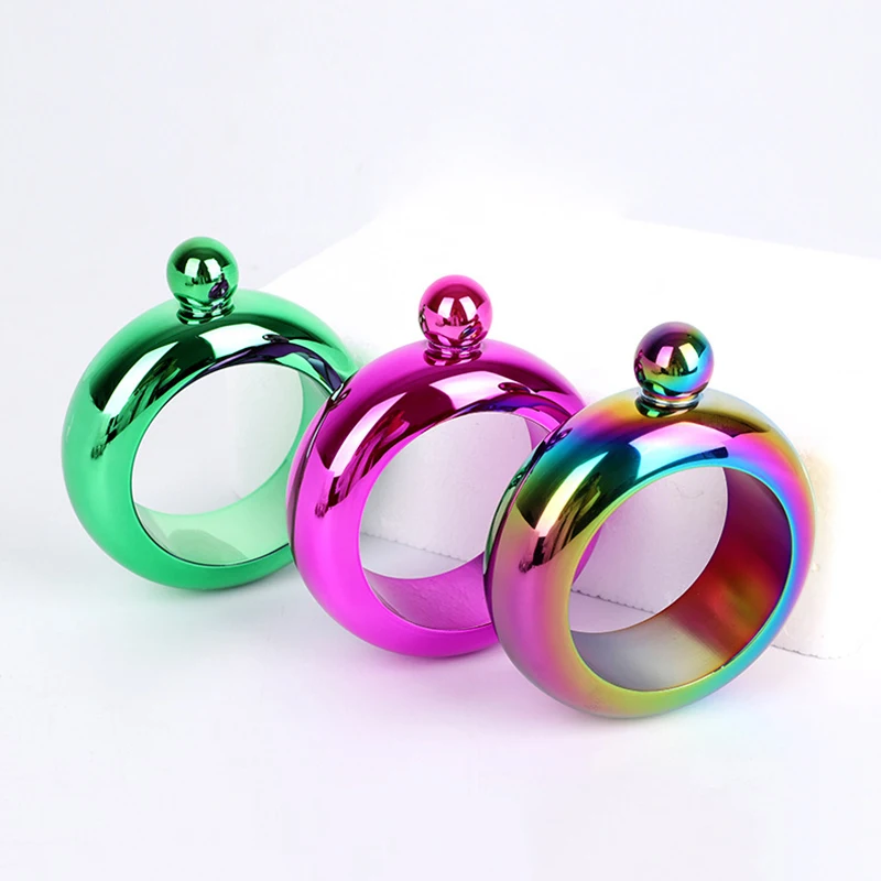 1 шт. Нержавеющая сталь браслет с двойными стенками из нержавеющей стали