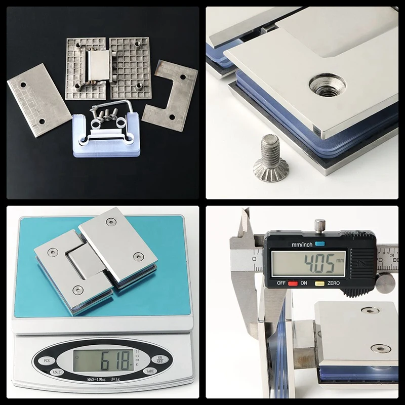 Сверхмощный стеклянный дверной шкаф на 180 градусов витринный зажим для шкафа