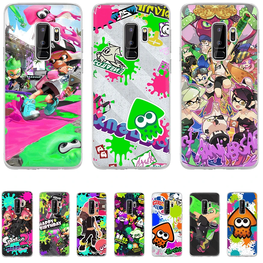 Чехол для Телефона TPU Samsung A5 A6 A7 A8 A9 A10 A20 A30 A40 A50 A60 A70 чехол splotoon 2 Game|Бамперы| |