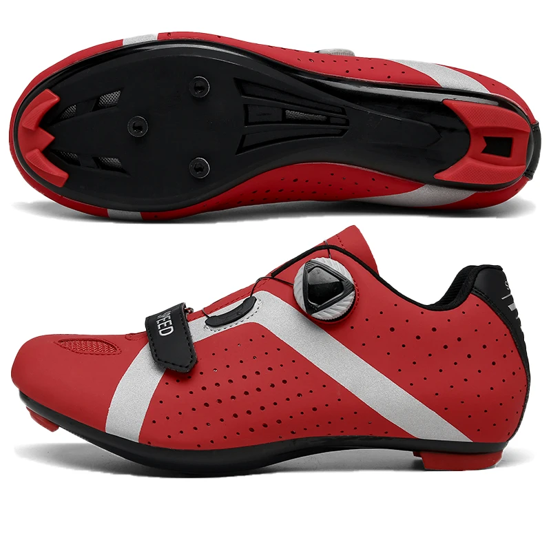 

2021 Cycling MTB Shoes Men Sports Route Cleat Road Bike Speed Flat Sneakers Racing Women Bicycle Mountain Spd Biking Footwear