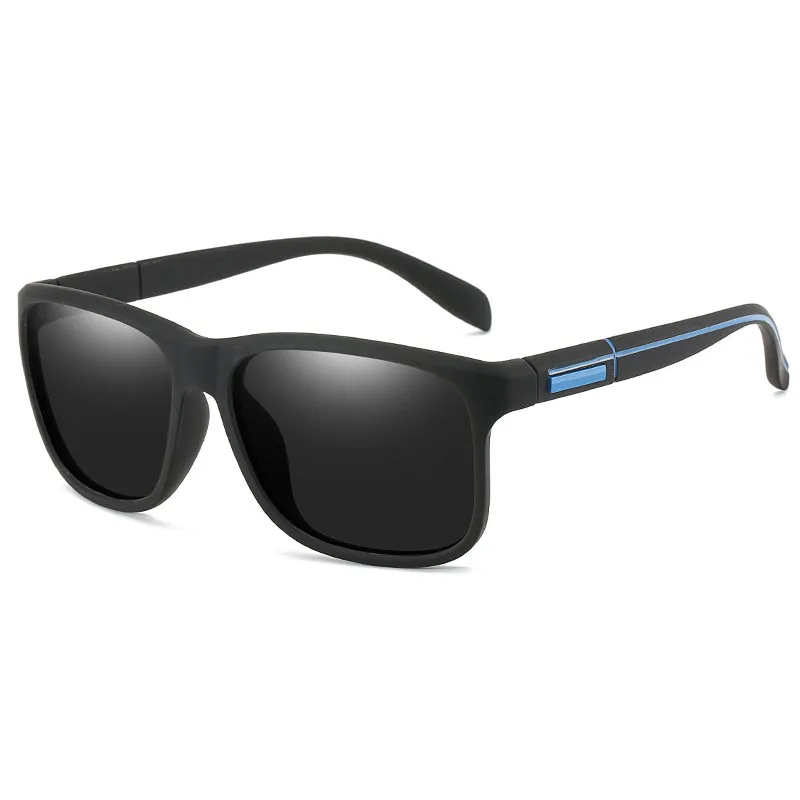 Солнцезащитные очки Мужские поляризационные зеркальные квадратные для вождения