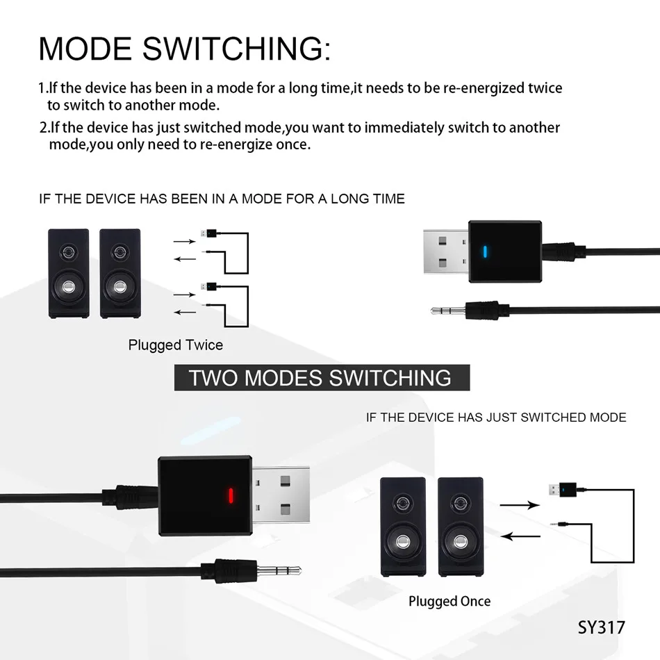 Bluetooth-приемник VIKEFON передатчик Bluetooth 5 0 ключ AUX RCA USB разъем 3 мм аудио беспроводной
