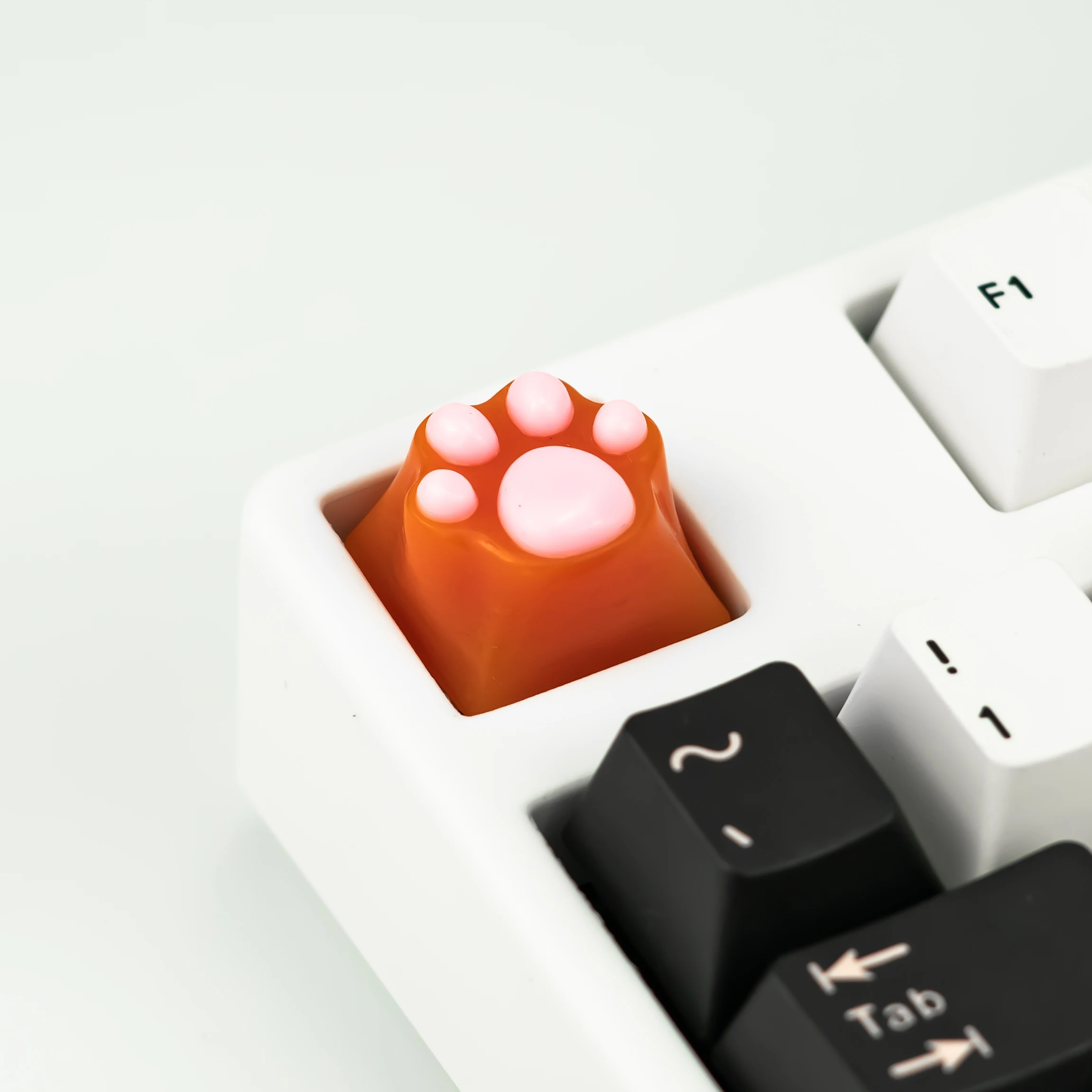 Фото - Механическая клавиатура в виде кошки/панды и ладони, мягкая сенсорная клавиатура, силиконовая прозрачная подарочная клавиатура клавиатура