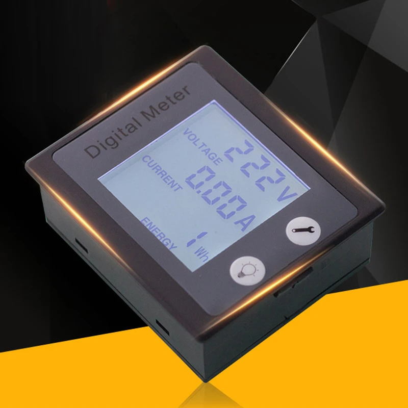 Измеритель мощности 80 260 В AC 10A цифровой мультиметр для мониторинга Амперметр