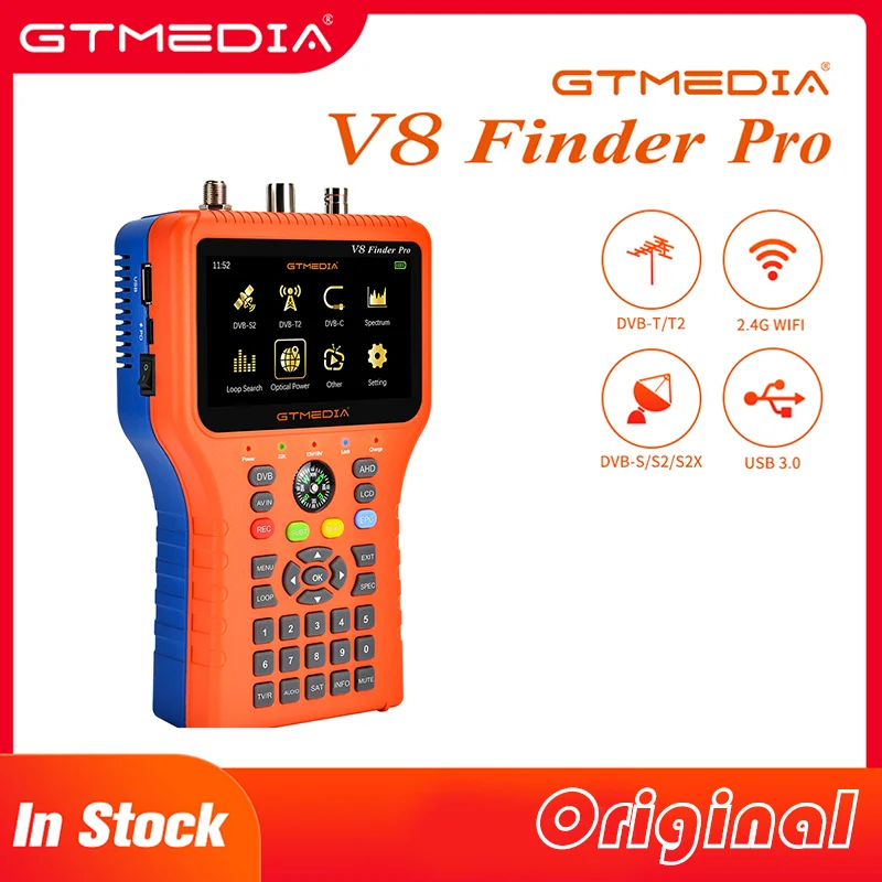 

Nieuwe Satelliet signпаал Finder V8 Finder Pro Dvb-S2x/S2/S/T2/T/C/Atsc-C H.265 Usb Wifi 2,4g авто берекен Хук Ван аз