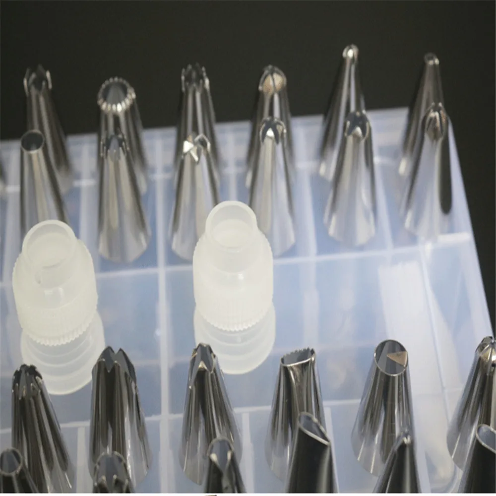 Кондитерский мешок с насадками из нержавеющей стали 49 шт./компл. |