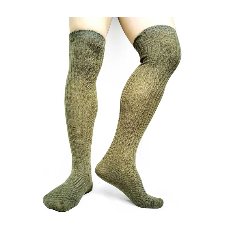 Мужские деловые толстые носки чулки модные пикантные до бедра зимние осенние