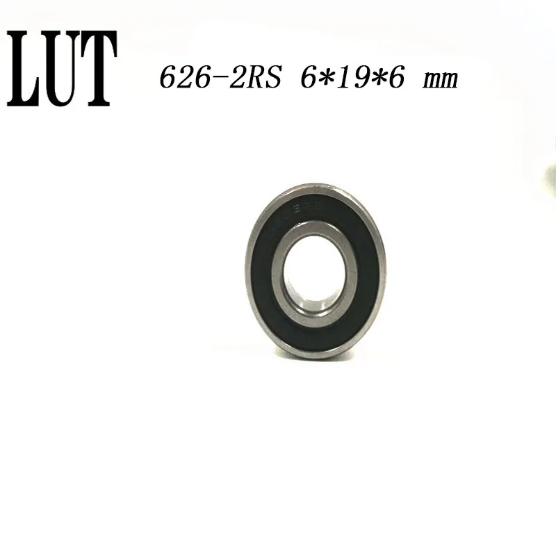 

30PCS High quality ABEC-5 626 2RS 626RS 626-2RS 626 RS 626-2RSH 6*19*6 mm double Rubber seal Deep Groove Ball Bearings