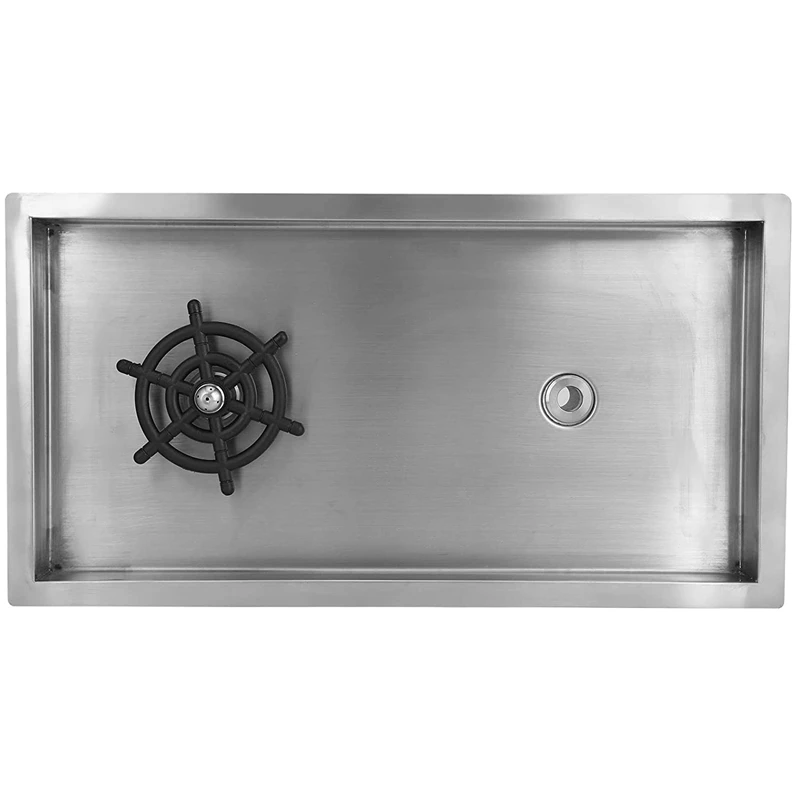 

Glass Rinser for Kitchen Sinks, Stainless Steel Automatic Cup Washer Machine, Kitchen Sink Accessories, Bar Glass Rinser