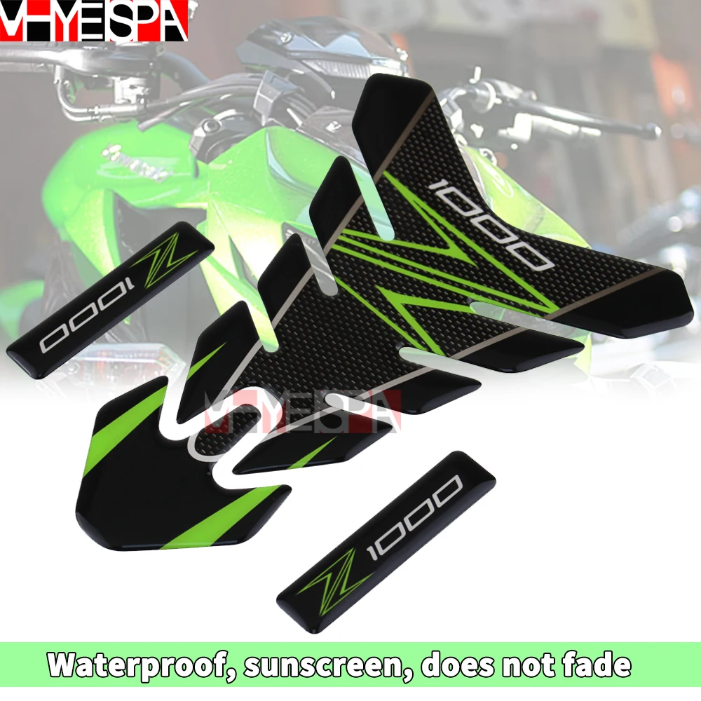 Черная защитная пленка для карбонового бака Светоотражающая наклейка Kawasaki Z1000