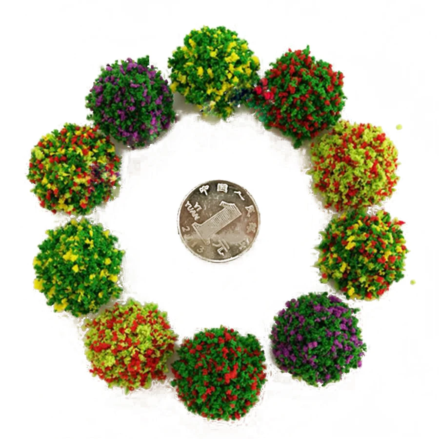 17 мм 10 шт./лот DIY Песочная настольная модель цветочный ландшафт материалы для