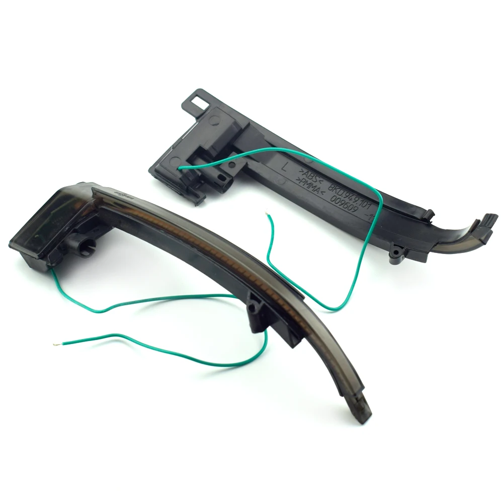 

LED Dynamic Turn Signal Blinker Side Mirror Sequential Light Lamp for Audi A3 8P A4 A5 B8 Q3 A6 C6 4F S6 SQ3 A8 D3 8K