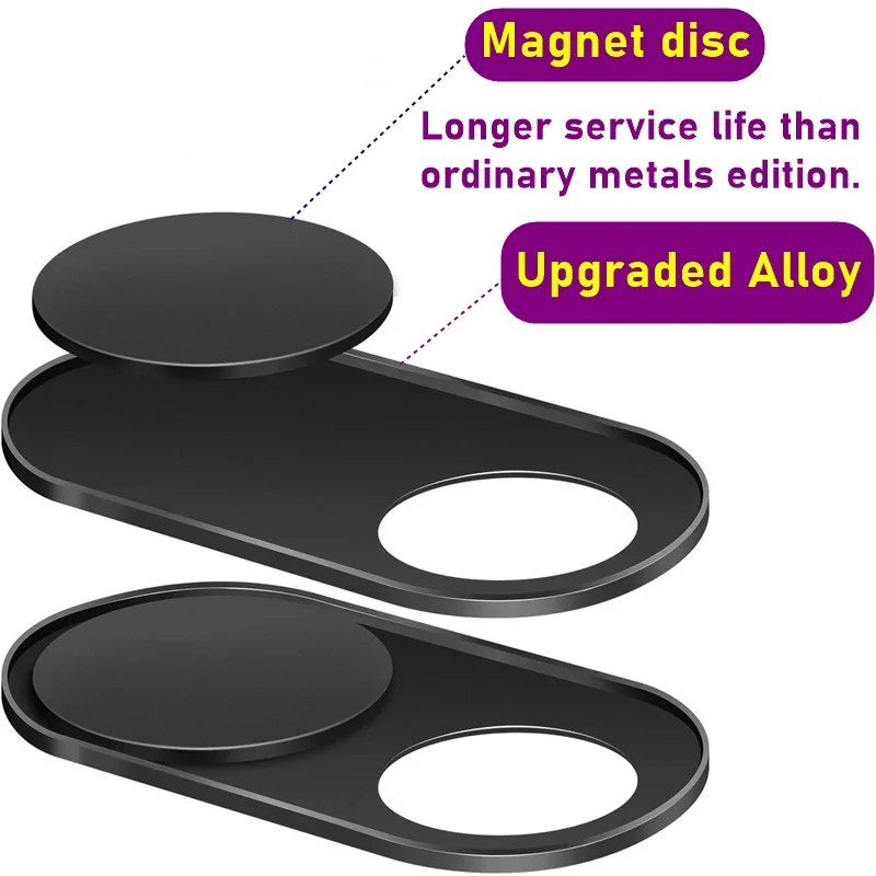 Обновленная крышка затвора веб-камеры из сплава магнитный слайдер универсальная