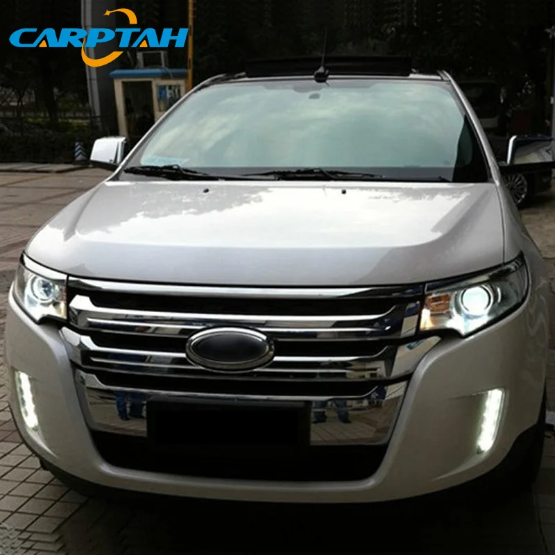 Светодиодный дневной светильник для Ford Edge 2009 - 2013 2014 Водонепроницаемый 12V желтый