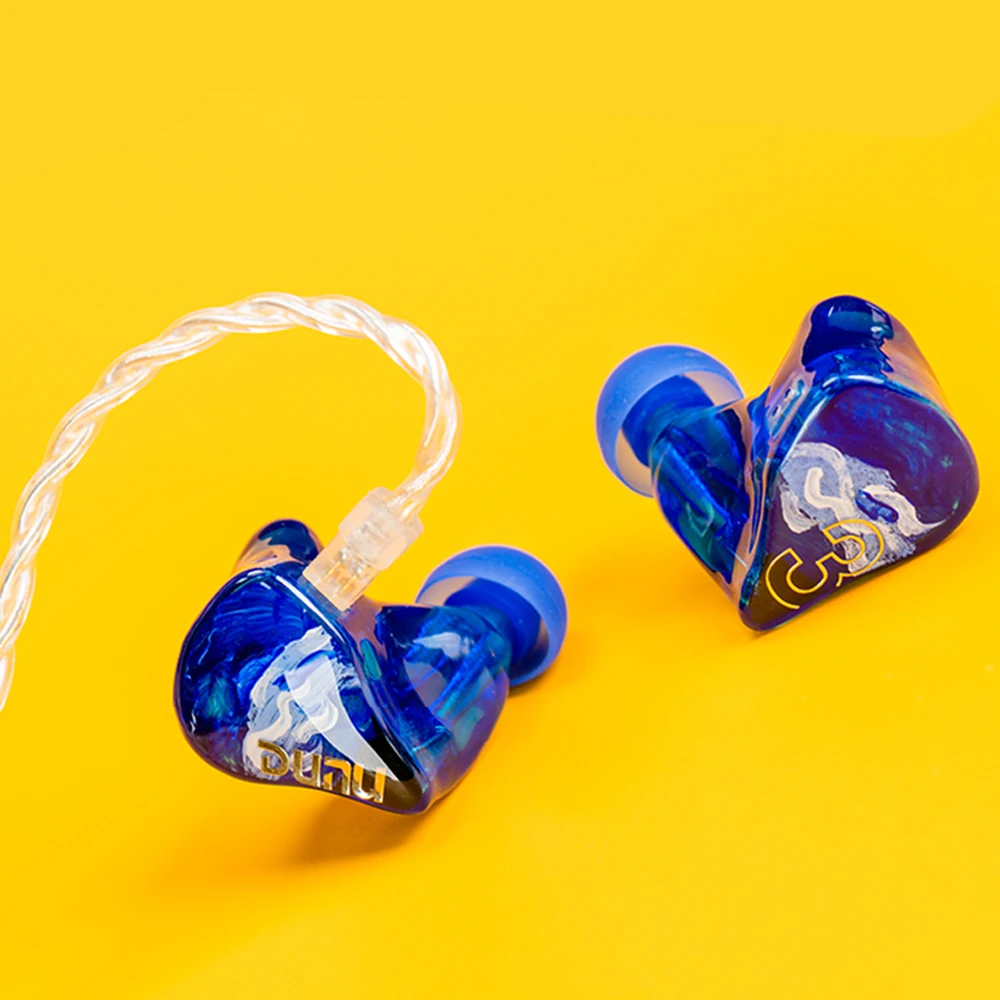 DUNU SA3 3BA тройной динамик HiFi наушники-вкладыши с 3D возможностью печати ручная