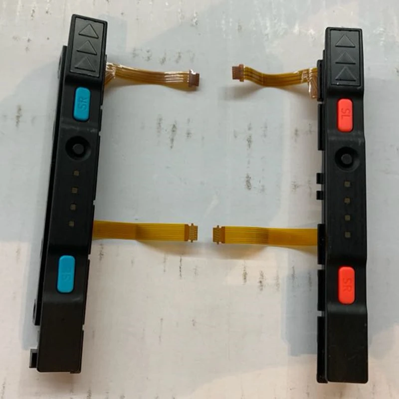 Original Slider For NS Switch Joycon Right Left Plastic With Button L R Repair Parts Rail Assembly