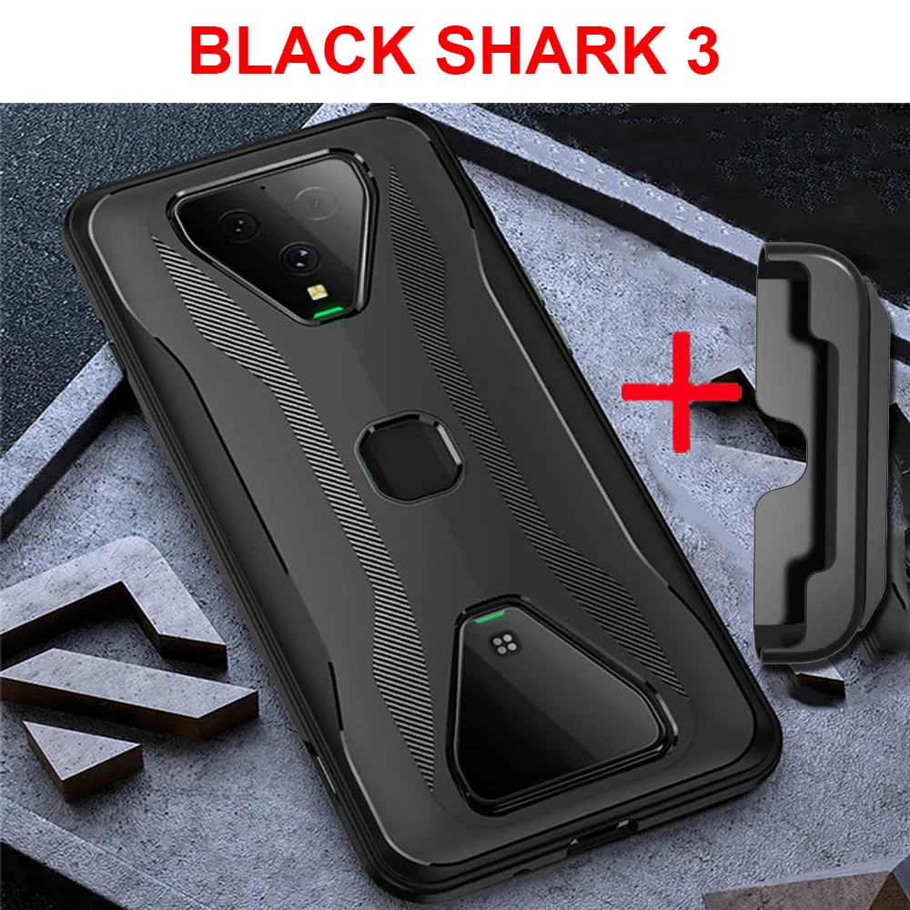 Защитный чехол для Xiaomi Black Shark 3 / Pro 2 Helo/1 Мягкий противоударный из ТПУ совместим с