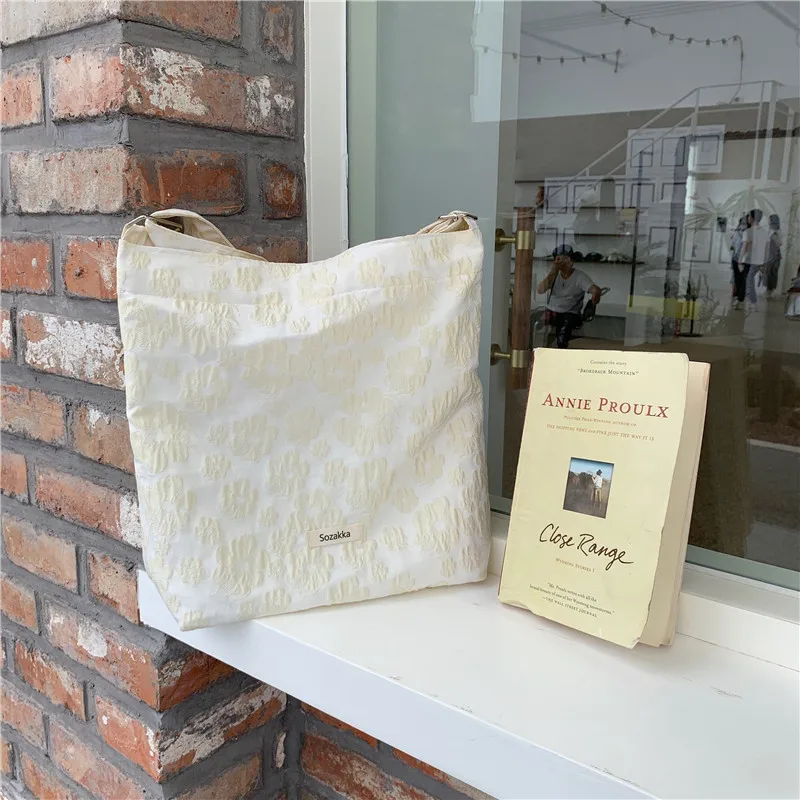 

Summer Fashion DailyTote for Women Simple Floral Ladies Big Shopper Bags Large Capacity Female Shoulder Underarm Bag Handbags