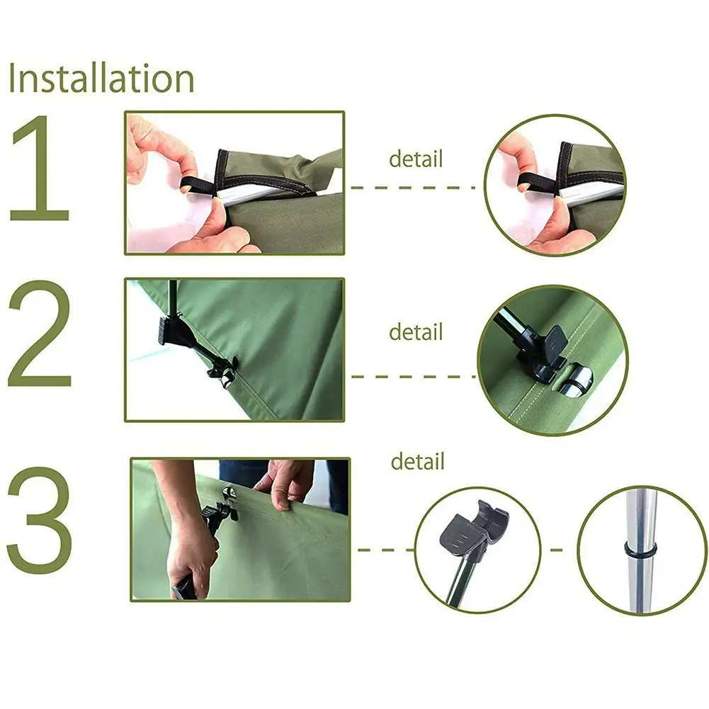 Сверхлегкая компактная складная кроватка для кемпинга портативная походная и