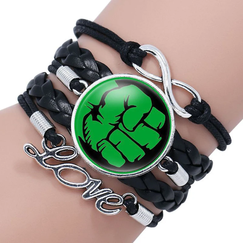 2019 Новый Мстители 4 Капитан Америка щит Бэтмен Супермен талисманы браслет дети