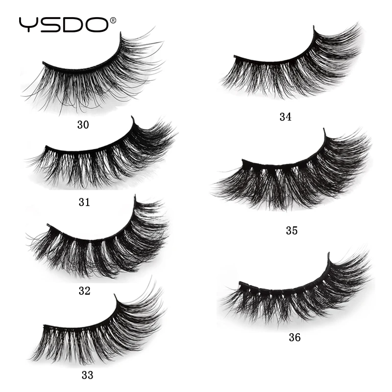 YSDO накладные ресницы 1 пара 3d норковые натуральные мягкая норковая эффектные
