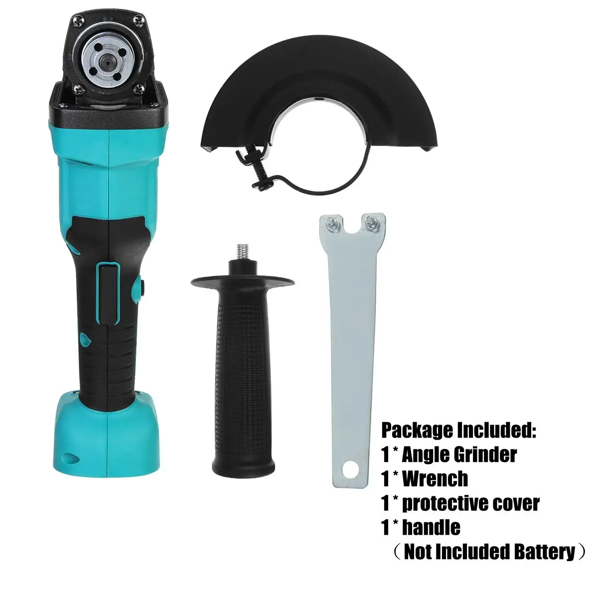

18V 100mm 800W Brushless Cordless Impact Angle Grinder Variable Speed For Makita Battery DIY Power Tool Cutting Machine Polisher
