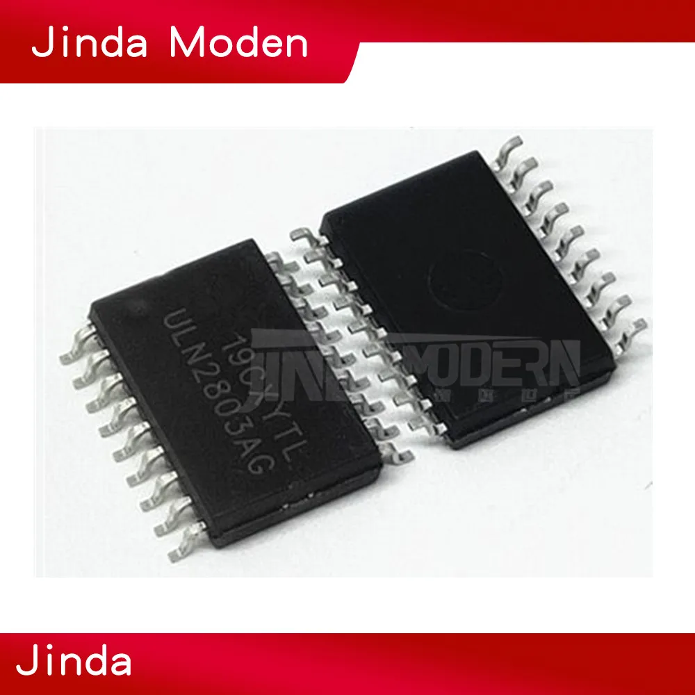 100 шт ULN2803AG ULN2803A ULN2803 SOP 18|Интегральные схемы| |