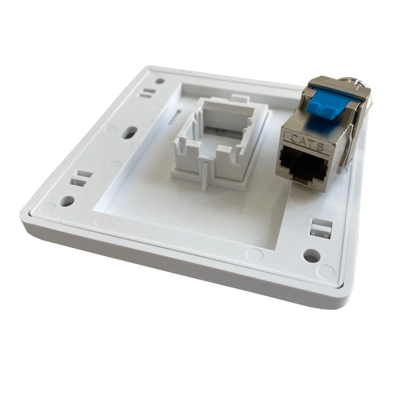 1 порт CAT8 CAT 7 RJ45 настенная панель CAT.7 LAN Лицевая CAT.8 Сетевая розетка для Vention UGREEN 40