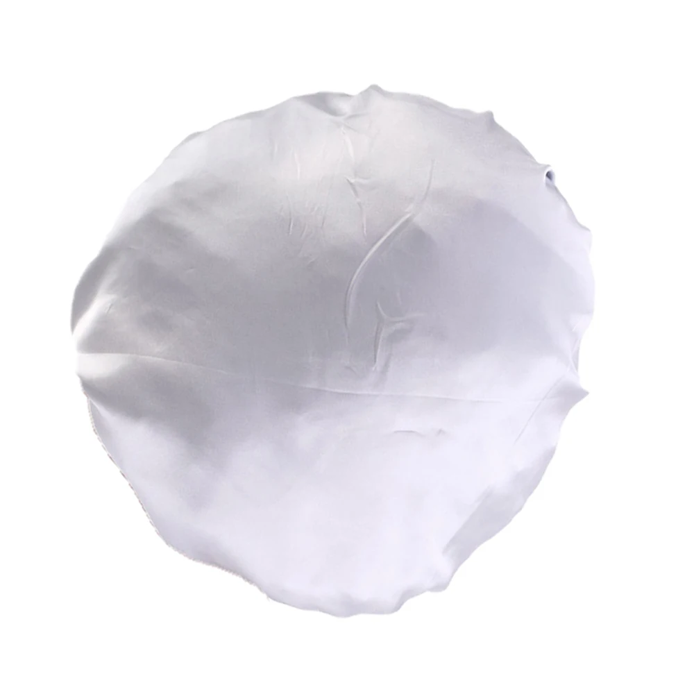 Женская мягкая из натурального шелкового атласа шапка для ночного сна шарфы